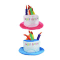 Birthday Cake Hat with Plush Candles - Pink - view 3