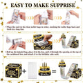Birthday Money Box, Black and Gold, with 30 Clear Bags - view 5