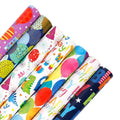 Birthday Wrapping Paper, 3 Rolls - Purple Balloons and Gifts - view 3