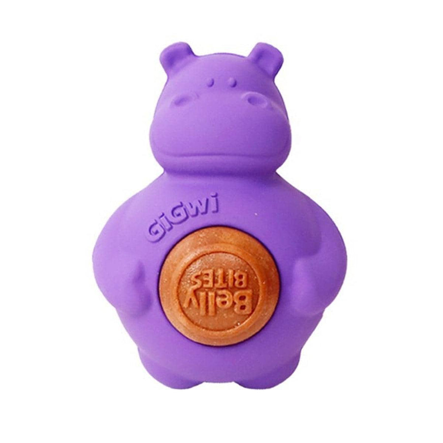 Bite Resistant Dog Chew Toy with Biscuit - Purple