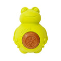 Bite Resistant Dog Chew Toy with Biscuit - Yellow