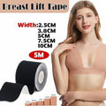 Black Adhesive Breast Lift Tape for Women - 7.5 cm x 5 m - view 2
