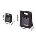 Black Bow Gift Boxes with Clear Window, Pack of 24 - Small (16 x 12 x 6 cm) - view 4