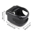 Black Car Air Vent Cup Holder, Clip-On Drink Holder for Cans and Bottles - view 3