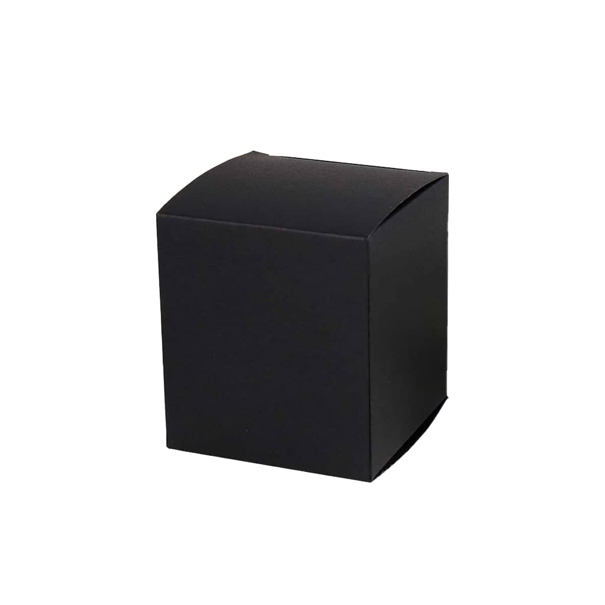 Black Cardboard Gift Boxes, Set of 20 for Shipping and Storage - 9 x 9 x 9 cm