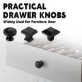 Black Copper Cabinet Knob - Square Stepped Design - view 2