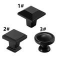 Black Copper Cabinet Knob - Square Stepped Design - view 5