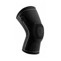 Black Knee Compression Sleeve with Silicone Support - Size M (Top Diameter 32 cm)