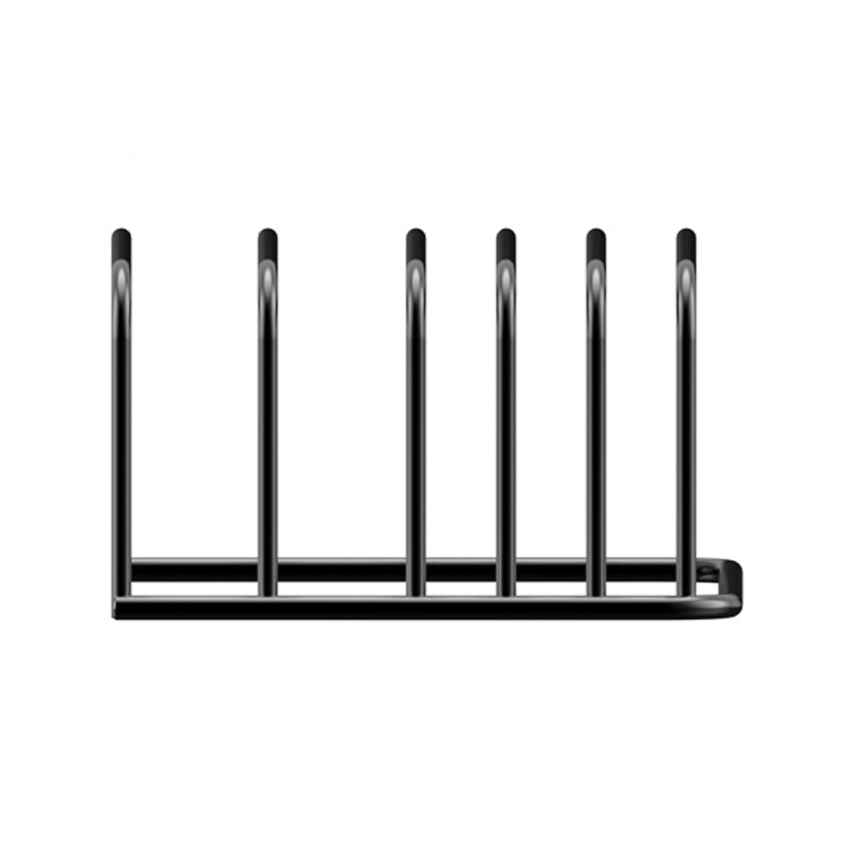 Black Metal Chopping Board Rack for Kitchen Counter or Cabinet - view 2