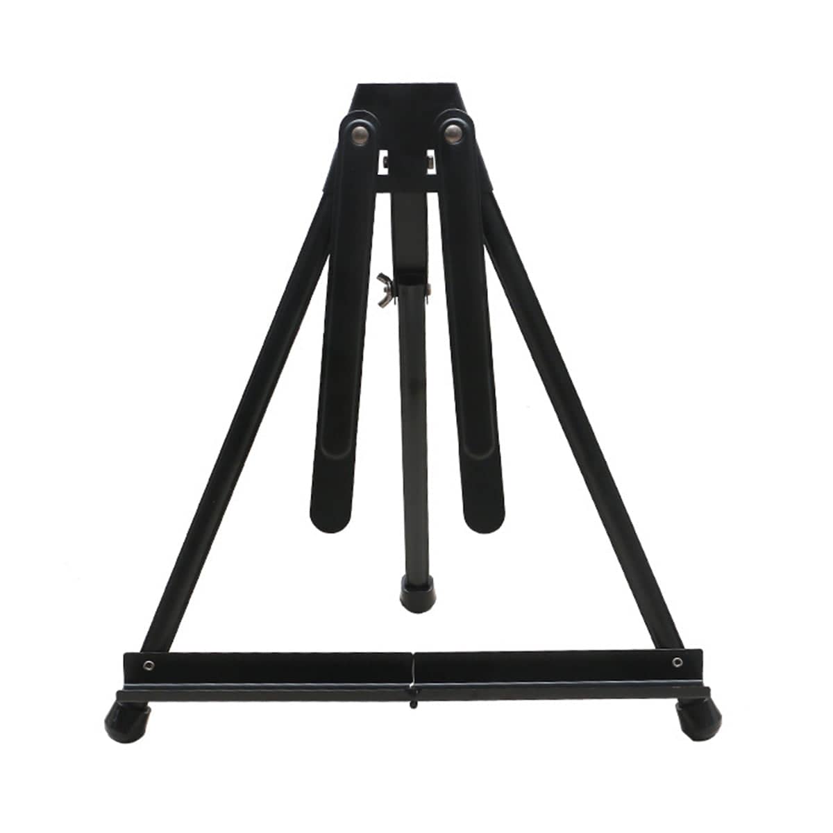 Black Metal Tabletop Easel Stand with Adjustable Arms for Painting and Display - view 2