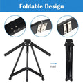 Black Metal Tabletop Easel Stand with Adjustable Arms for Painting and Display - view 4