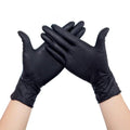Black Nitrile Gloves Pack of 50 Pairs - Large, Palm Width 9-10 cm - view 3