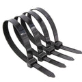 Black Nylon Cable Zip Ties, Pack of 250 - 4.8 x 350 mm