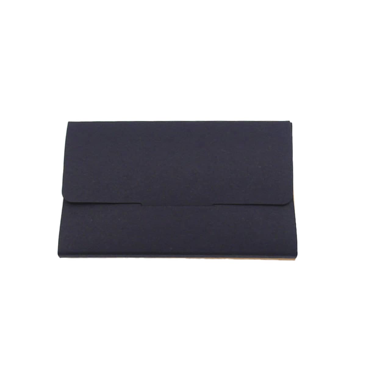 Black Paper Gift Envelopes for Membership Cards and Invitations, Pack of 50 - Black