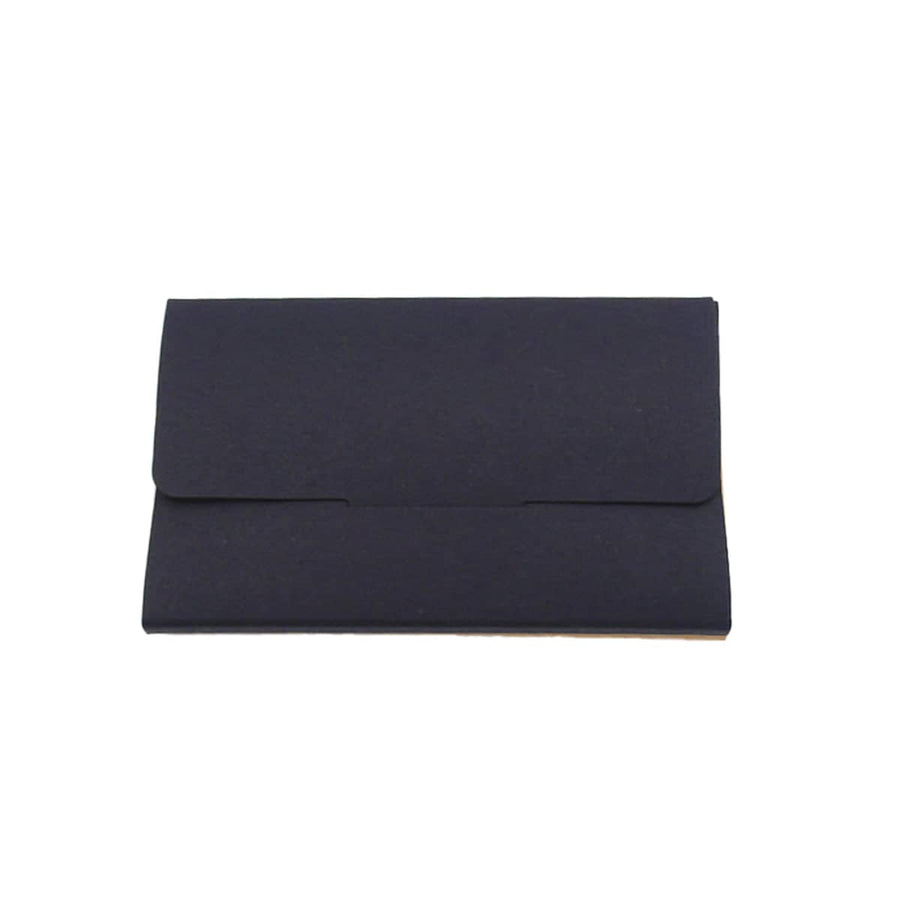 Black Paper Gift Envelopes for Membership Cards and Invitations, Pack of 50 - Black