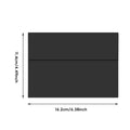 Black Pearlescent Peel and Seal Envelopes Pack of 50 for Wedding Invitations - view 3