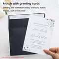 Black Pearlescent Peel and Seal Envelopes Pack of 50 for Wedding Invitations - view 4