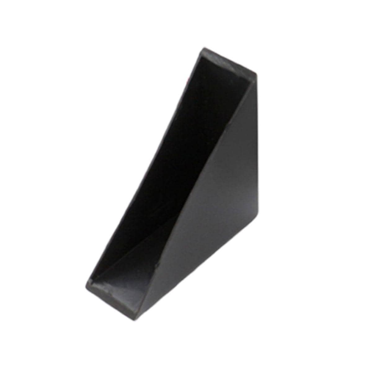 Black Plastic Corner Protectors for Furniture and Frames, Pack of 100 - 50mm