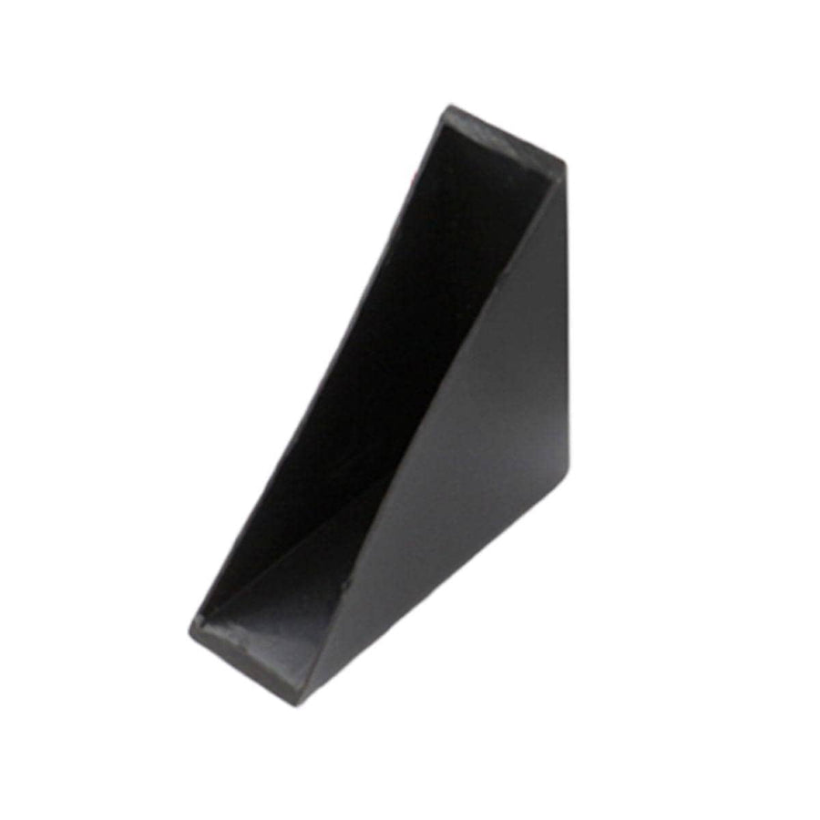 Black Plastic Corner Protectors for Furniture and Frames, Pack of 100 - 50mm