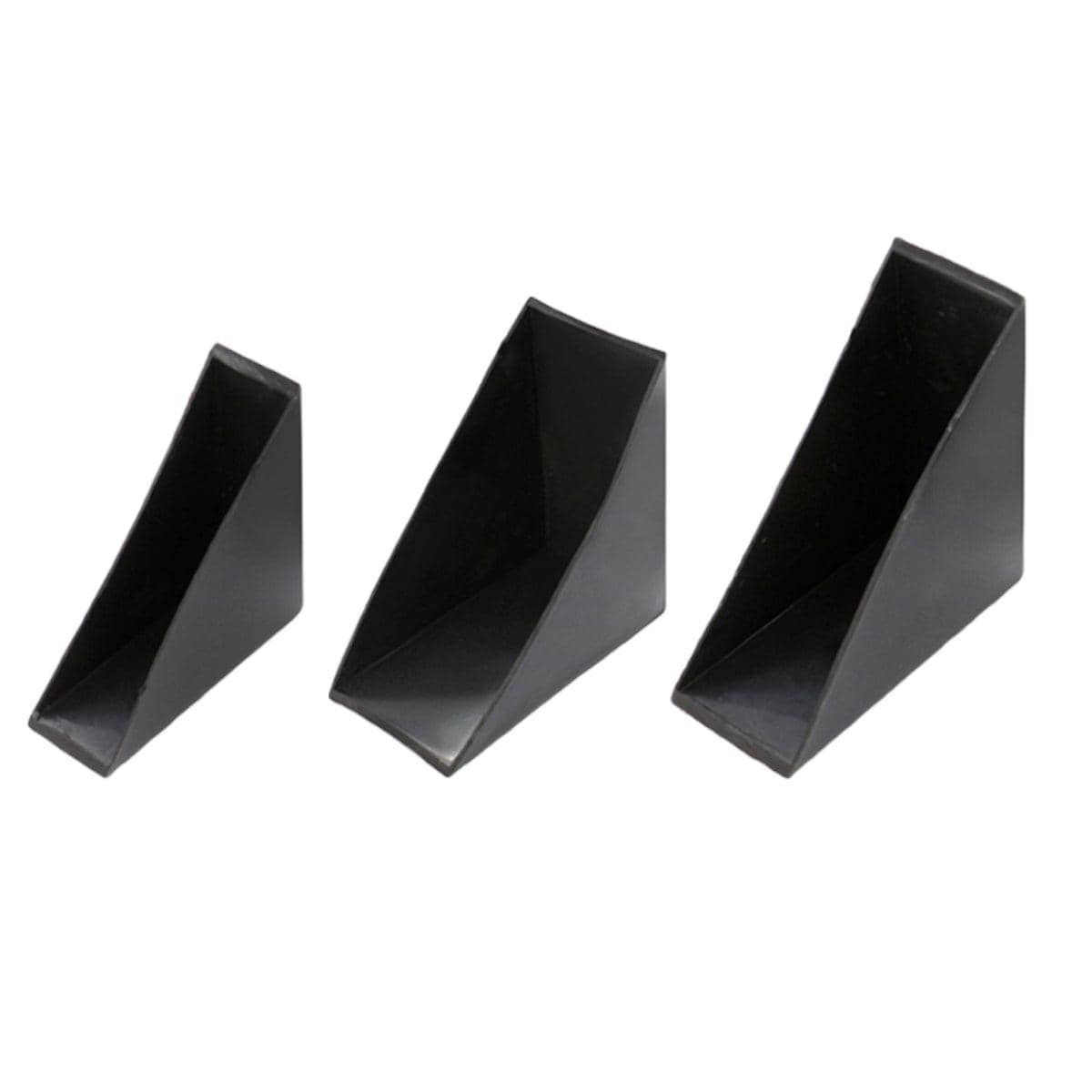Black Plastic Corner Protectors for Furniture and Frames, Pack of 100 - 50mm - view 3