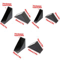 Black Plastic Corner Protectors for Furniture and Frames, Pack of 100 - 50mm - view 4