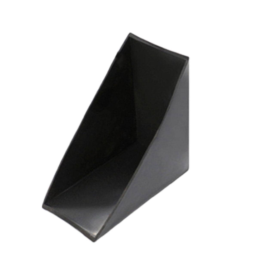Black Plastic Corner Protectors for Furniture and Frames, Pack of 100 - 60mm