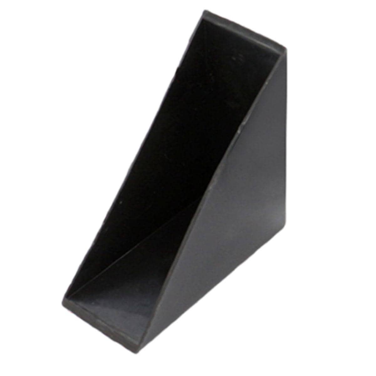 Black Plastic Corner Protectors for Furniture and Frames, Pack of 100 - 70mm