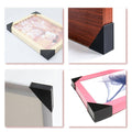 Black Plastic Corner Protectors for Furniture and Frames, Pack of 100 - 70mm - view 5