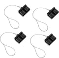 Black Plug Dust Cover Caps for 50A 600V Power Connectors - Pack of 4 - view 2