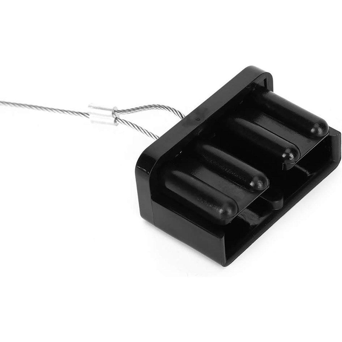 Black Plug Dust Cover Caps for 50A 600V Power Connectors - Pack of 4 - view 3