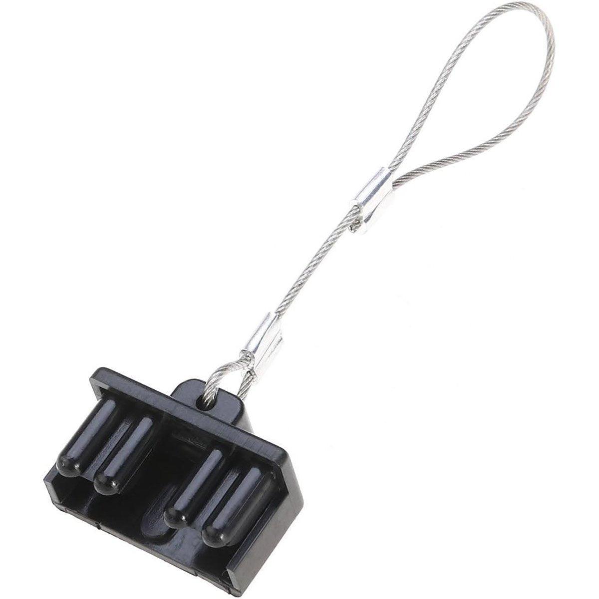 Black Plug Dust Cover Caps for 50A 600V Power Connectors - Pack of 4 - view 4