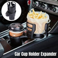 Black Rotatable Car Cup Holder, 360 Degree Adjustable Drink Holder