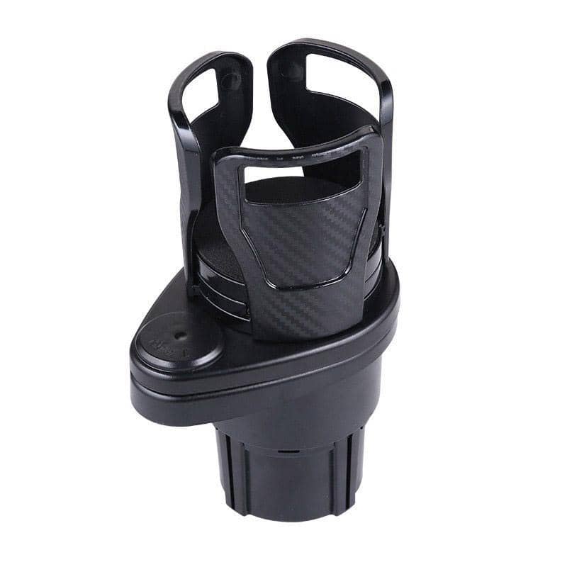 Black Rotatable Car Cup Holder, 360 Degree Adjustable Drink Holder - view 2