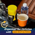 Black Rotatable Car Cup Holder, 360 Degree Adjustable Drink Holder - view 4