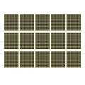 Black Round Sticker Dots Adhesive Labels - 13mm, 132 Dots, 15 Sheets