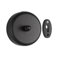 Black Round Wall Mounted Retractable Clothesline for Bathroom, Balcony and Hotel Use - view 2