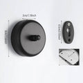 Black Round Wall Mounted Retractable Clothesline for Bathroom, Balcony and Hotel Use - view 3