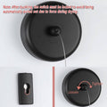 Black Round Wall Mounted Retractable Clothesline for Bathroom, Balcony and Hotel Use - view 5