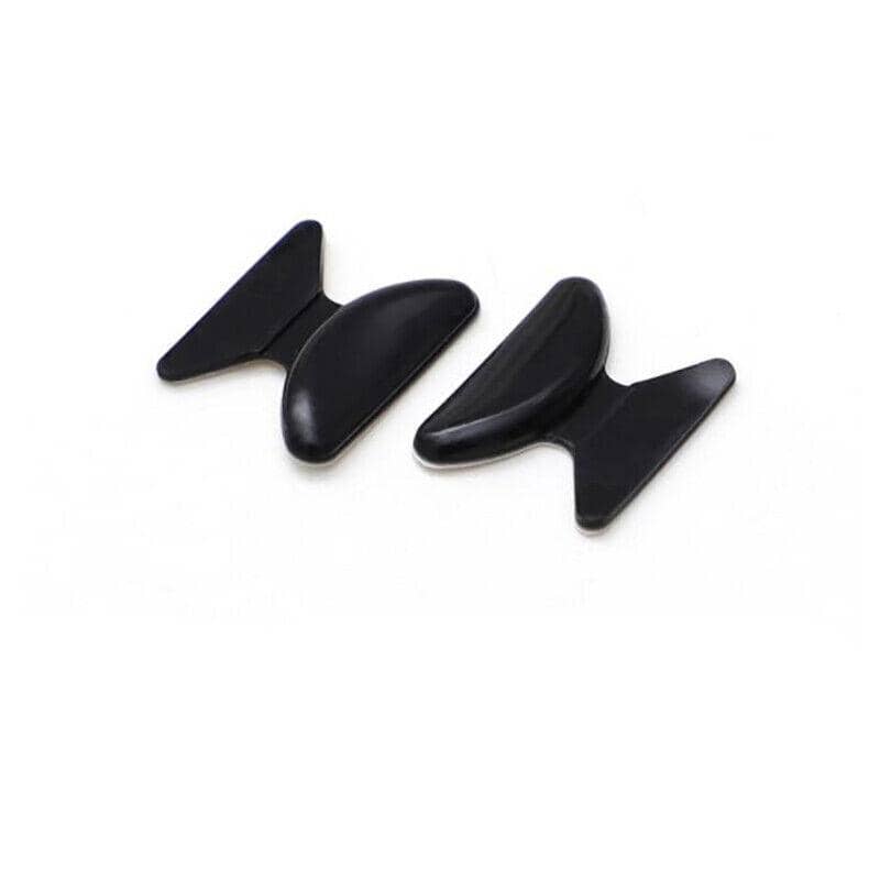 Black Silicone Stick-On Nose Pads for Glasses and Sunglasses - 1.8 mm, 6 Pairs