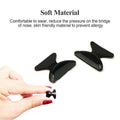Black Silicone Stick-On Nose Pads for Glasses and Sunglasses - 1.8 mm, 6 Pairs - view 5
