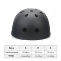 Black Skate and Bike Helmet with Adjustable Fit - Medium (Head 55-57 cm) - view 3