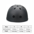 Black Skate and Bike Helmet with Adjustable Fit - Small (Head 50-54 cm) - view 3