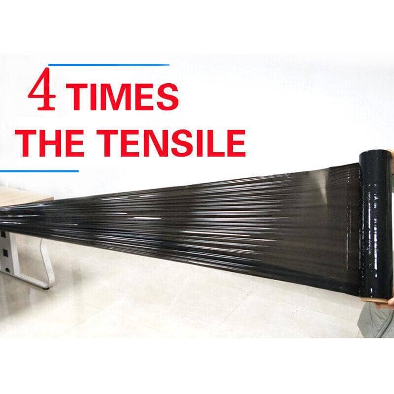 Black Stretch Film 500 mm Wide, 330 m Long, 20 Micrometres - 2 Rolls - view 5
