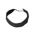 Black Velvet Choker Necklace with 90s Grunge Style - view 2