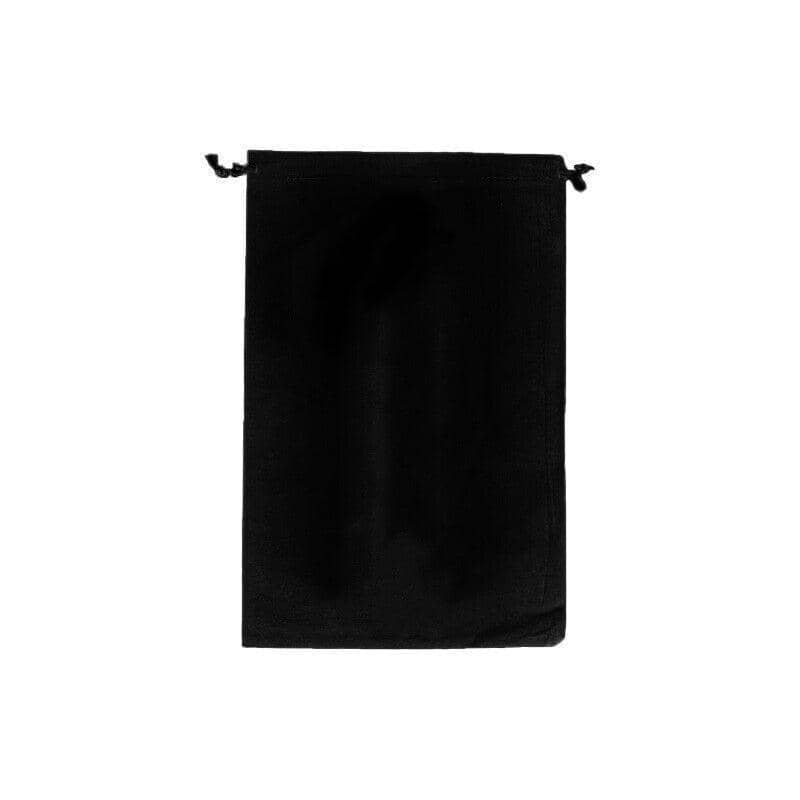 Black Velvet Drawstring Pouches - 20 x 30 cm