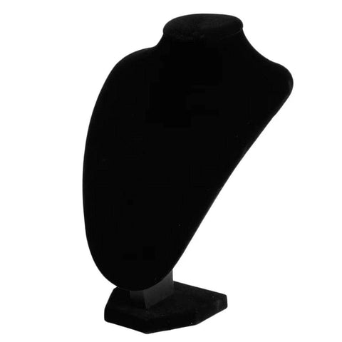 Black Velvet Necklace Display Stand with Non-Slip Base for Jewellery - view 2