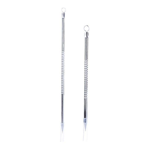 Blackhead Remover Tool Kit Stainless Steel - Pack of 2 Blackhead Needles, Long and Short
