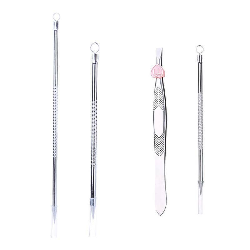 Blackhead Remover Tool Kit Stainless Steel - Pack of 2 Blackhead Needles, Long and Short - view 3