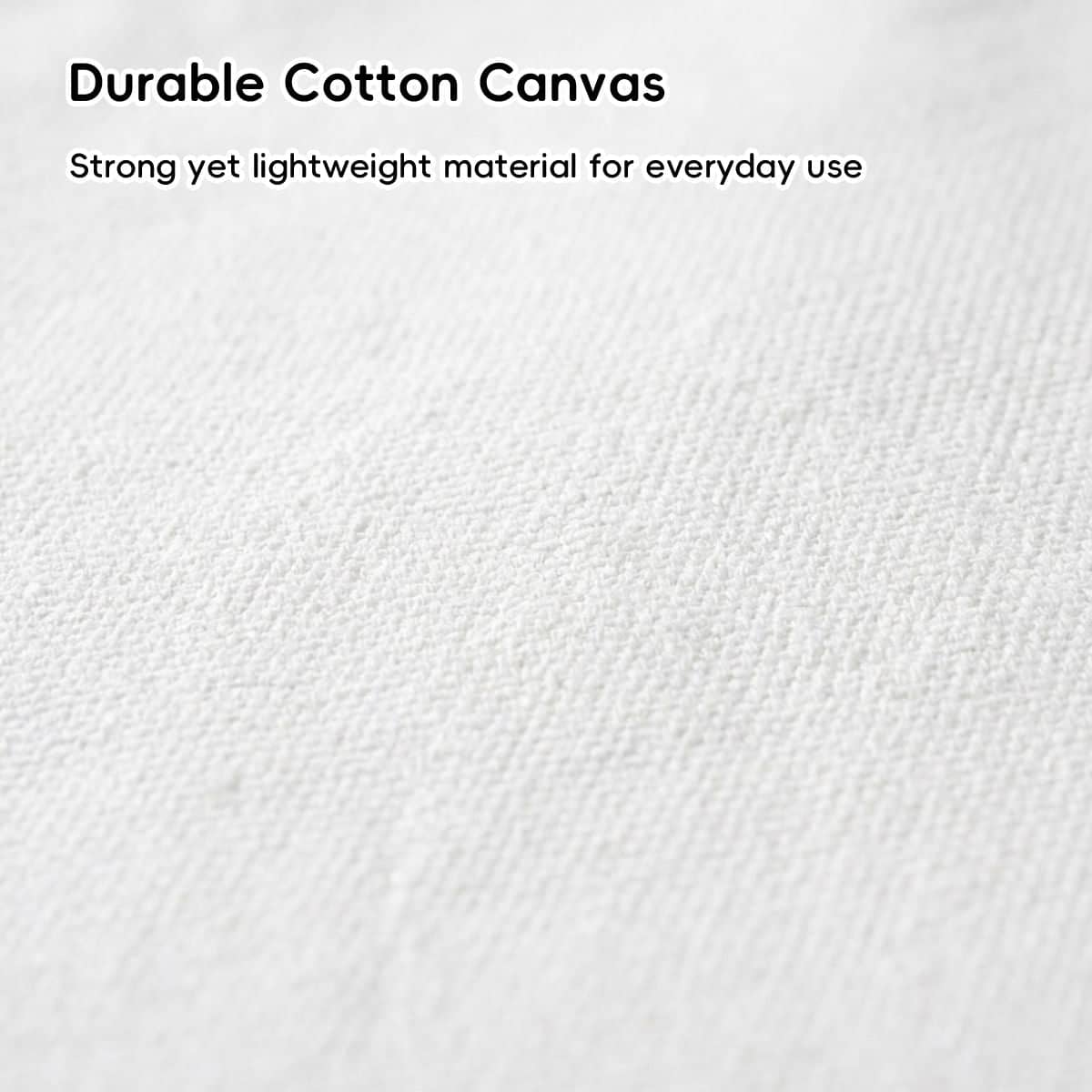 Blank Canvas Tote Bags, Pack of 10 - White, 33 x 27 cm - view 4