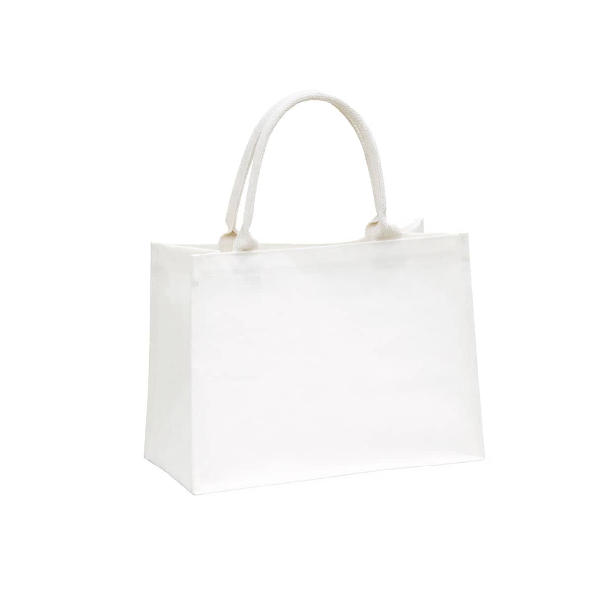 Blank Canvas Tote Bags, Pack of 2 - 27 x 14 x 25 cm